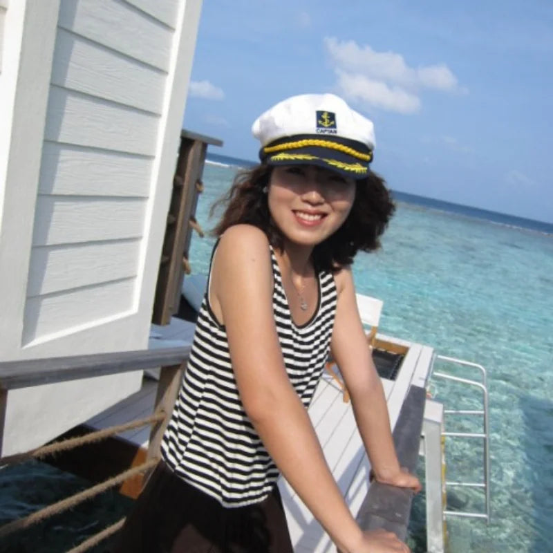 Classic Captain’s Hat – Nautical Maritime Officer Cap