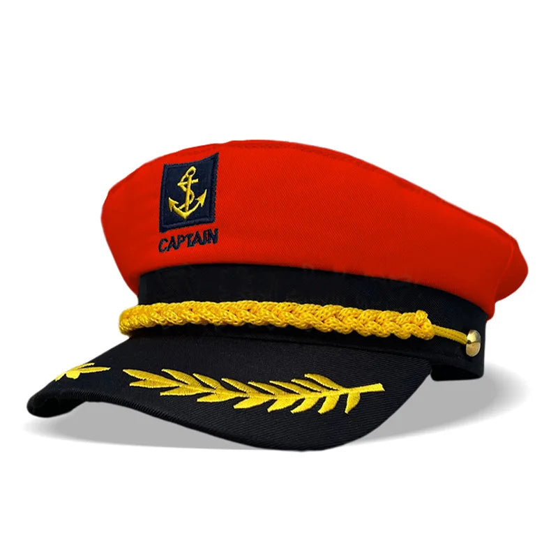 Classic Captain’s Hat – Nautical Maritime Officer Cap