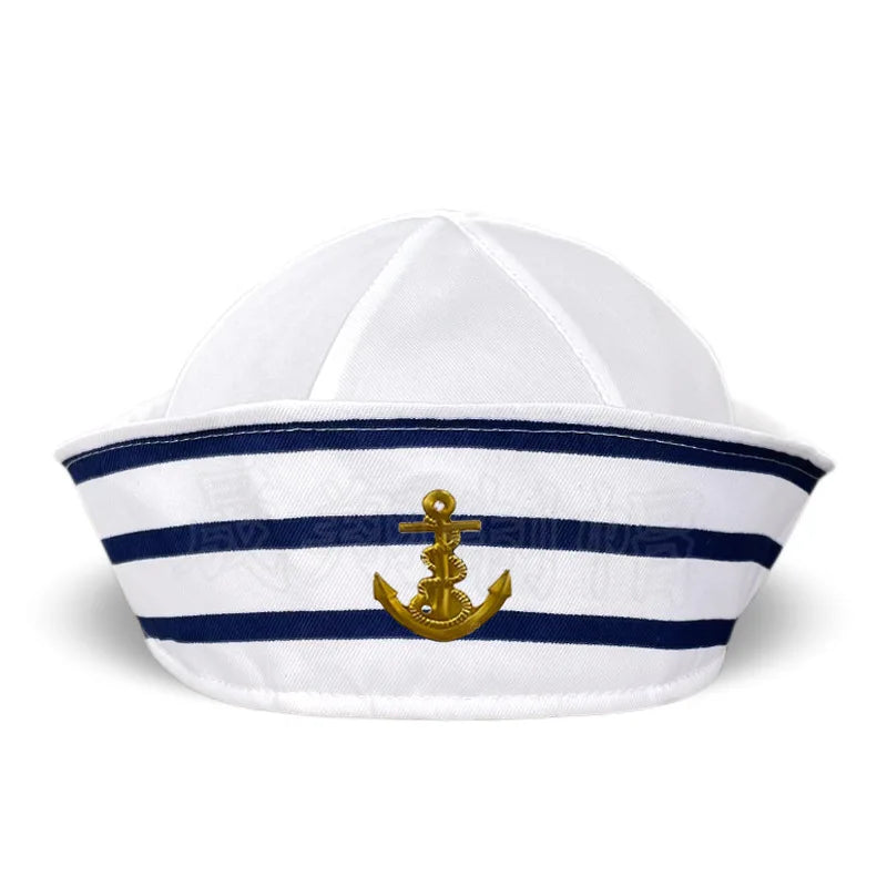 Classic Captain’s Hat – Nautical Maritime Officer Cap