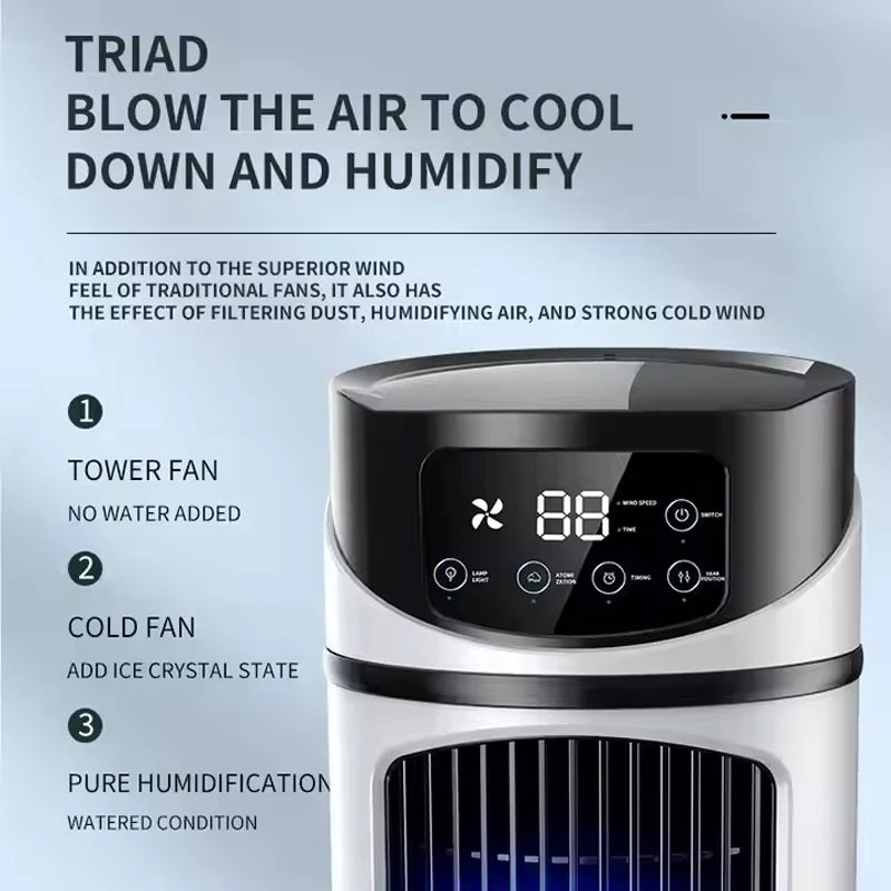 ArcticFlow™ Portable Air Cooler | Instant Personal Cooling in Seconds