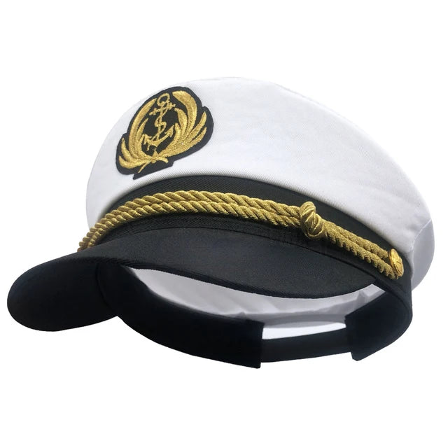Classic Captain’s Hat – Nautical Maritime Officer Cap