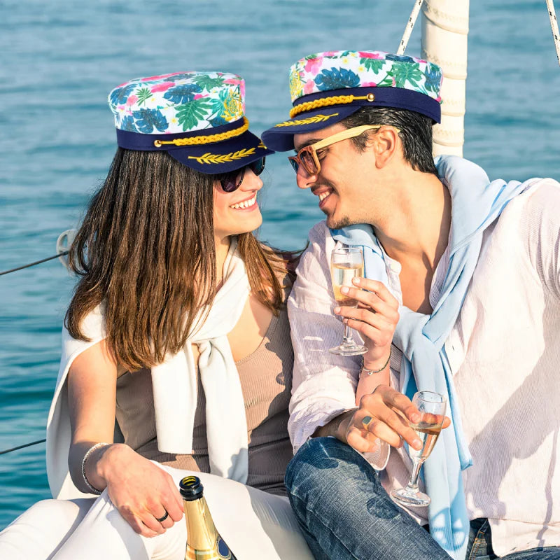 Classic Captain’s Hat – Nautical Maritime Officer Cap