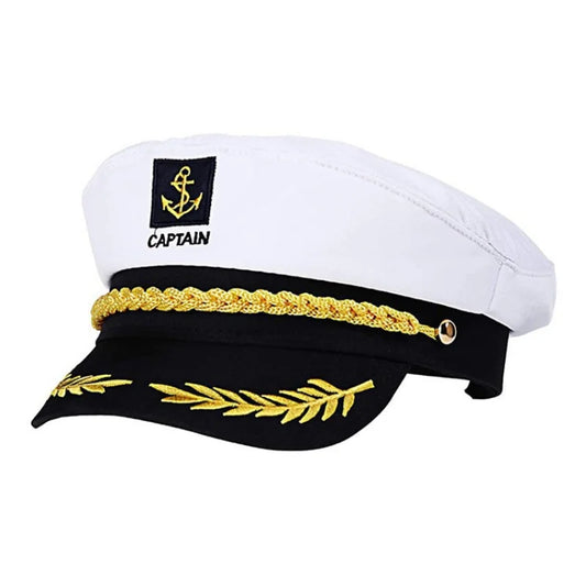 Classic Captain’s Hat – Nautical Maritime Officer Cap